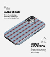 Load image into Gallery viewer, Bordeaux Stripe Glossy Armoured Case
