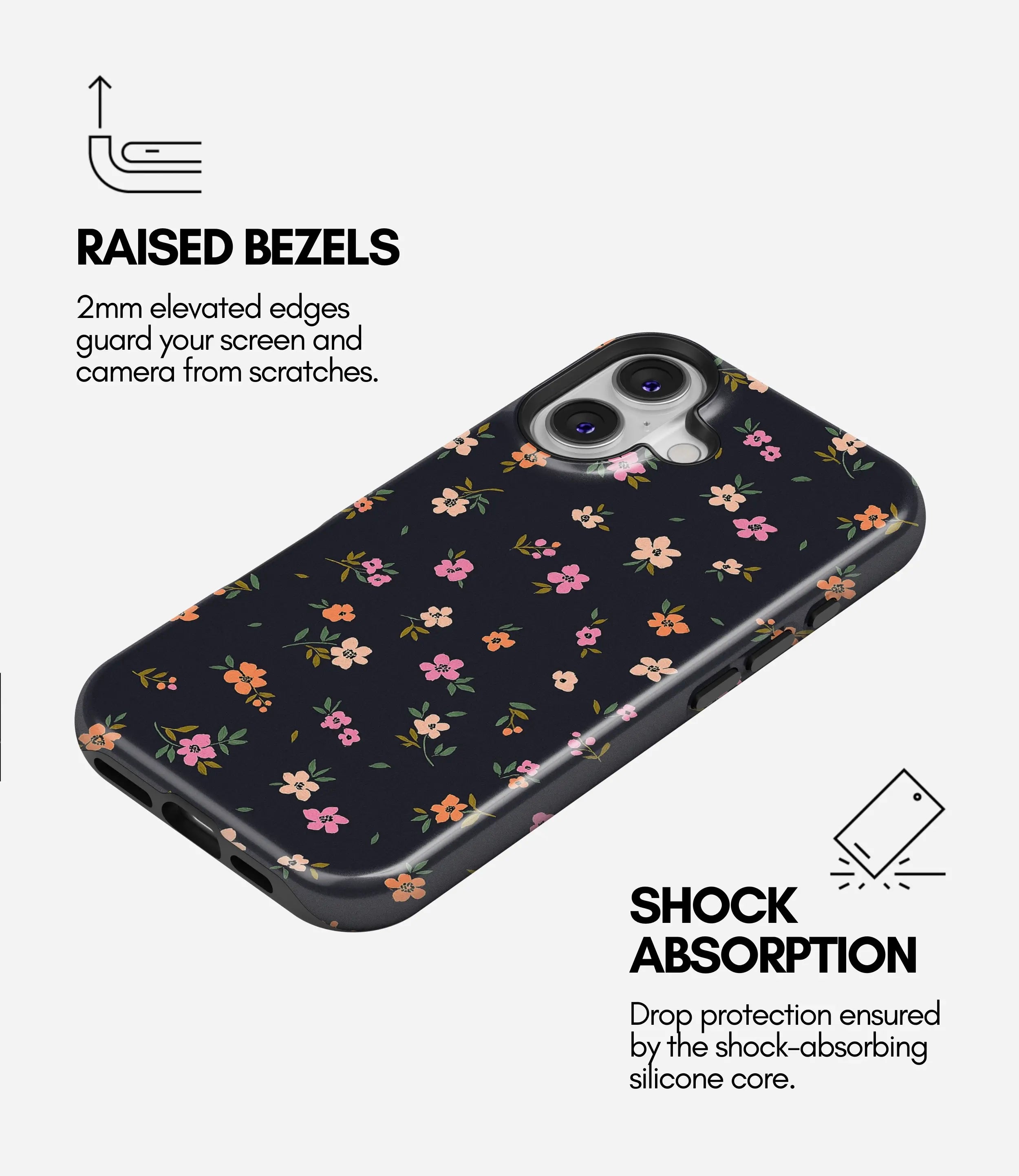 Midnight Meadow Glossy Armoured Case