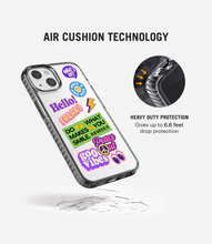 Load image into Gallery viewer, Peace Out Stride 2.0 Clear Phone Case

