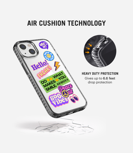 Peace Out Stride 2.0 Clear Phone Case