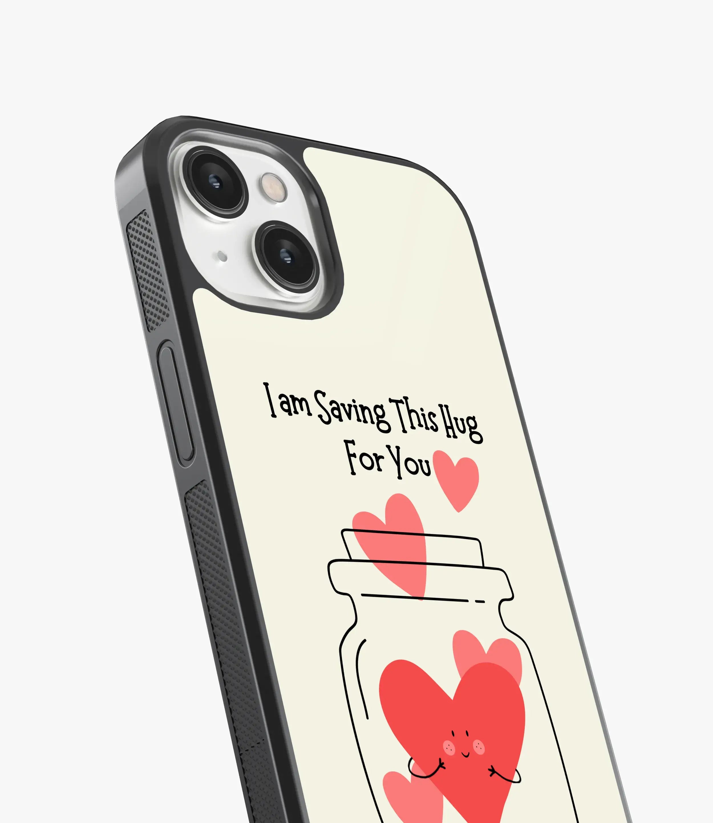 Saving Hug For You Glass Phone Case