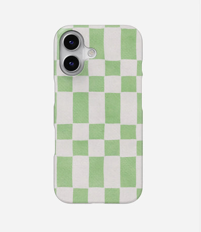 Matcha Mini Checks Hard Case