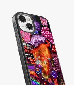 Wild Cat Neon Glass Case