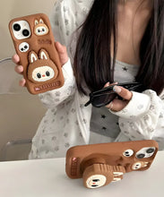 Load image into Gallery viewer, Brown Bunny Soft Silicone Phone Case
