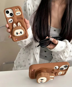 Brown Bunny Soft Silicone Phone Case