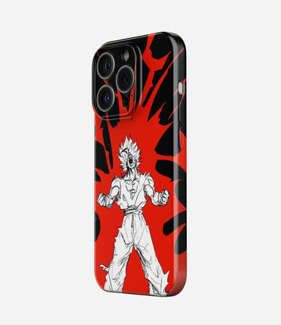 Saiyan Rage Burst Glossy Hard Case
