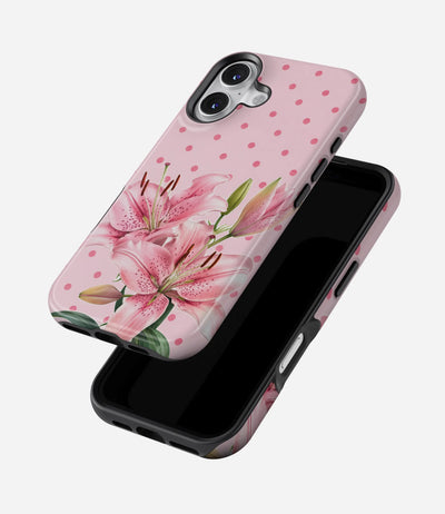 Pink Lily Pop Glossy Armoured Case