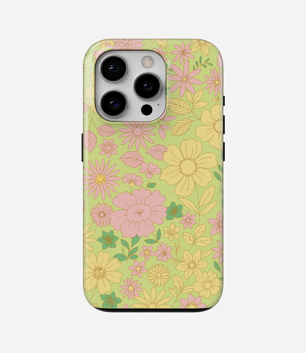 Spring Doodle Garden Glossy Armoured Case