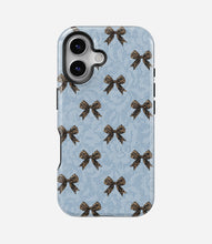 Load image into Gallery viewer, Leopard Bow Charm Glossy Armoured Case
