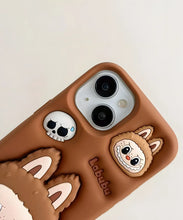 Load image into Gallery viewer, Brown Bunny Soft Silicone Phone Case

