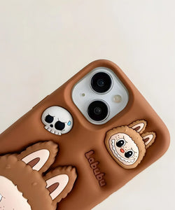 Brown Bunny Soft Silicone Phone Case