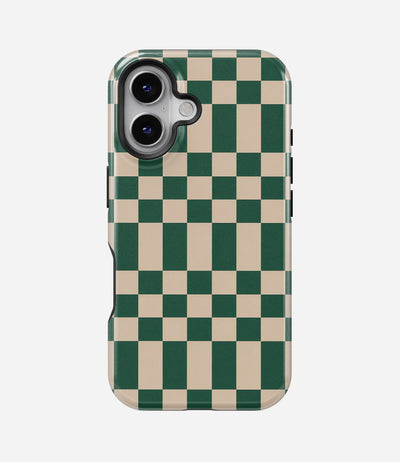 Matcha Check Glossy Armoured Case