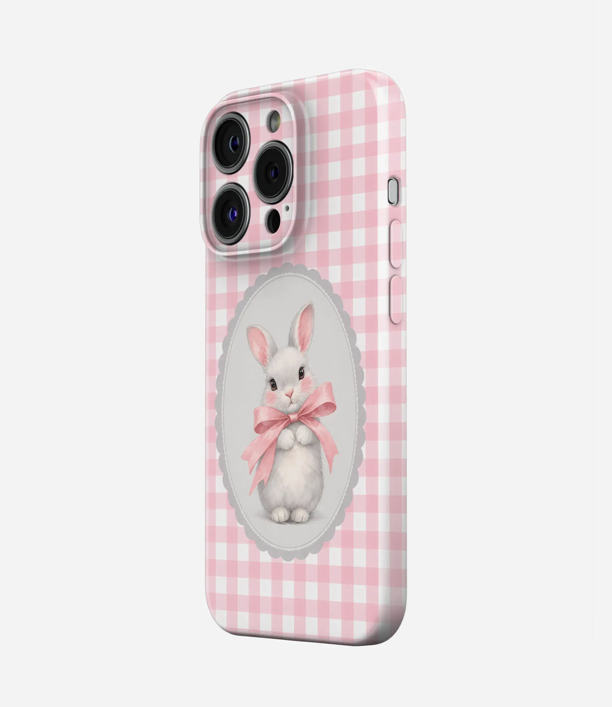 Bunny Bow Glossy Hard Case