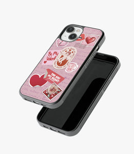 Be My Valentine Glass Phone Case
