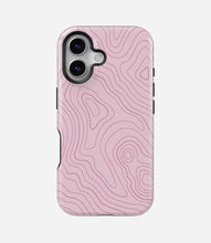 Load image into Gallery viewer, Blush Topo Lines Glossy Armoured Case
