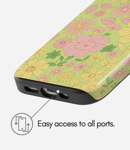 Spring Doodle Garden Glossy Armoured Case