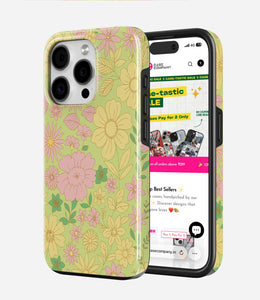Spring Doodle Garden Glossy Armoured Case