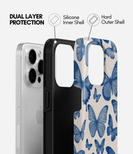 Load image into Gallery viewer, Indigo Flutter Glossy Armoured Case
