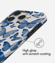Load image into Gallery viewer, Indigo Flutter Glossy Armoured Case
