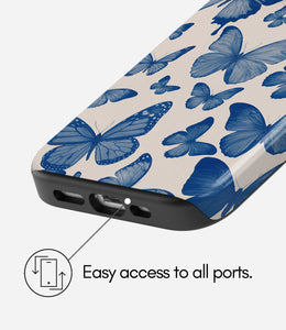 Indigo Flutter Glossy Armoured Case