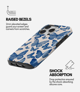 Indigo Flutter Glossy Armoured Case