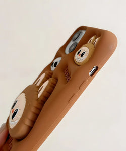 Brown Bunny Soft Silicone Phone Case
