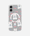 Playful Pals Clear Magsafe Clear Phone Case