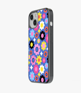 Y2K Flowers All Over Glass Case