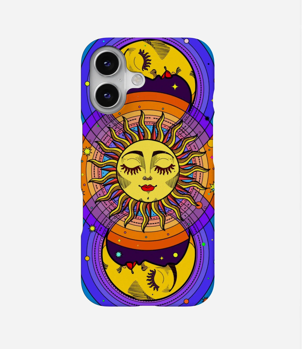 Celestial Sun & Moon Groovy Phone Case by The Case Company Celestial Sun & Moon Groovy Phone Case by The Case Company