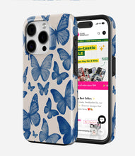 Load image into Gallery viewer, Indigo Flutter Glossy Armoured Case
