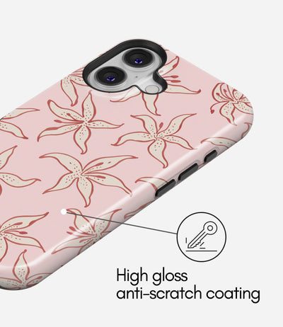 Petal Sketch Glossy Armoured Case