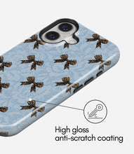 Load image into Gallery viewer, Leopard Bow Charm Glossy Armoured Case

