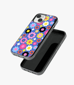 Y2K Flowers All Over Glass Case