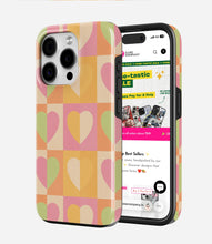 Load image into Gallery viewer, Sweethearts Grid Glossy Armoured Case
