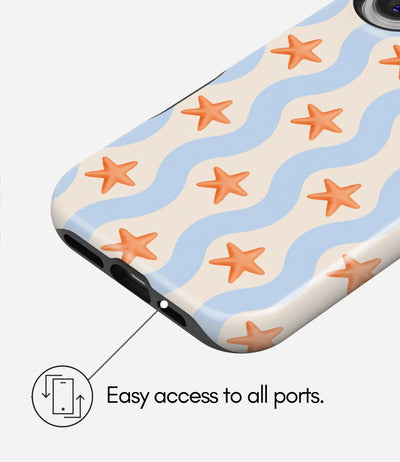 Starfish Wave Glossy Armoured Case