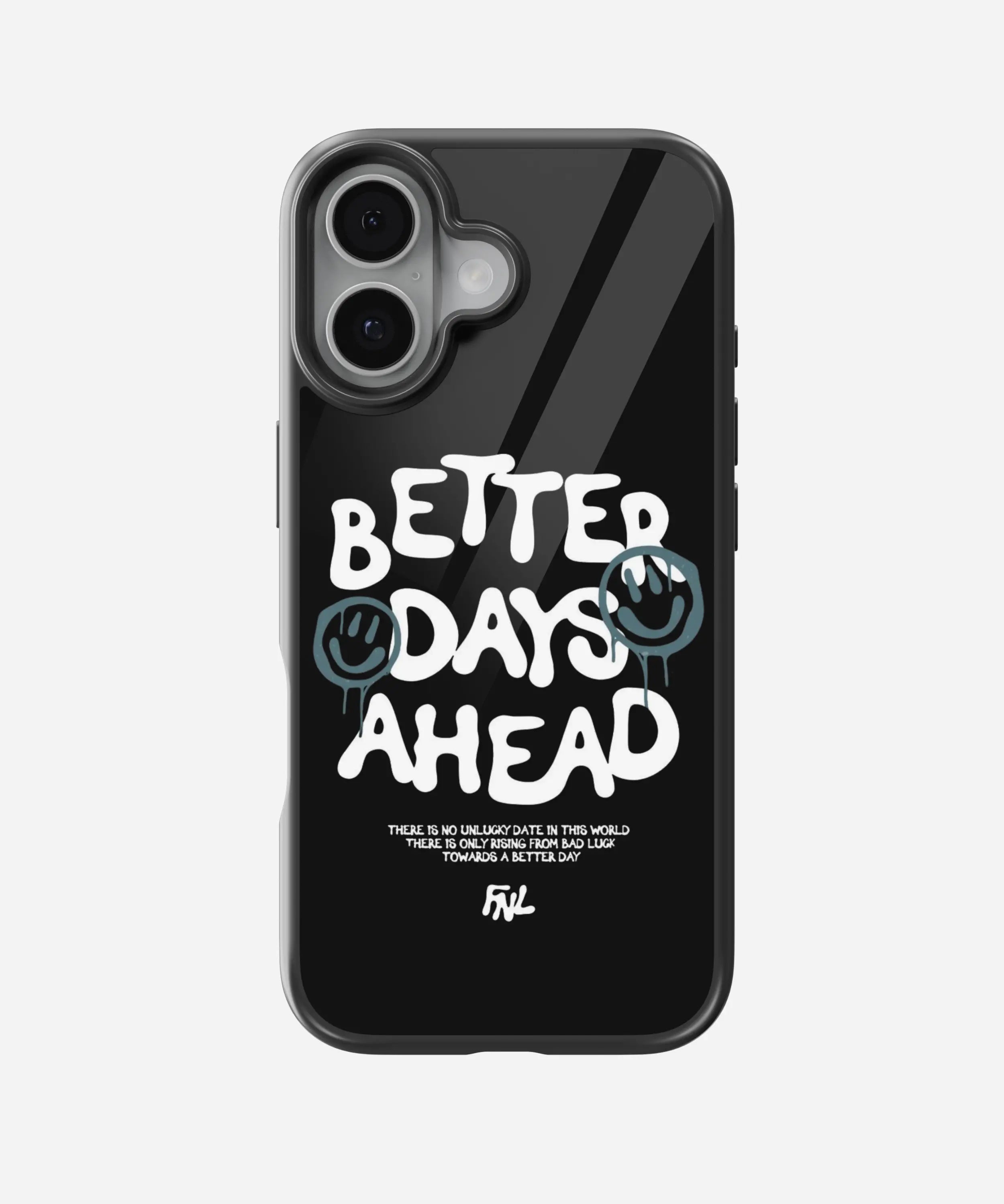 Better Days Ahead Glass Phone Case