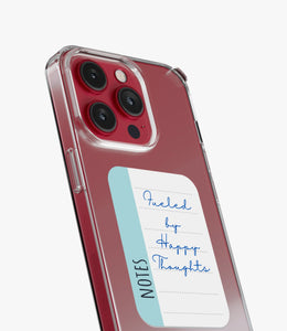 Happy Thoughts Custom Note Silicone Case