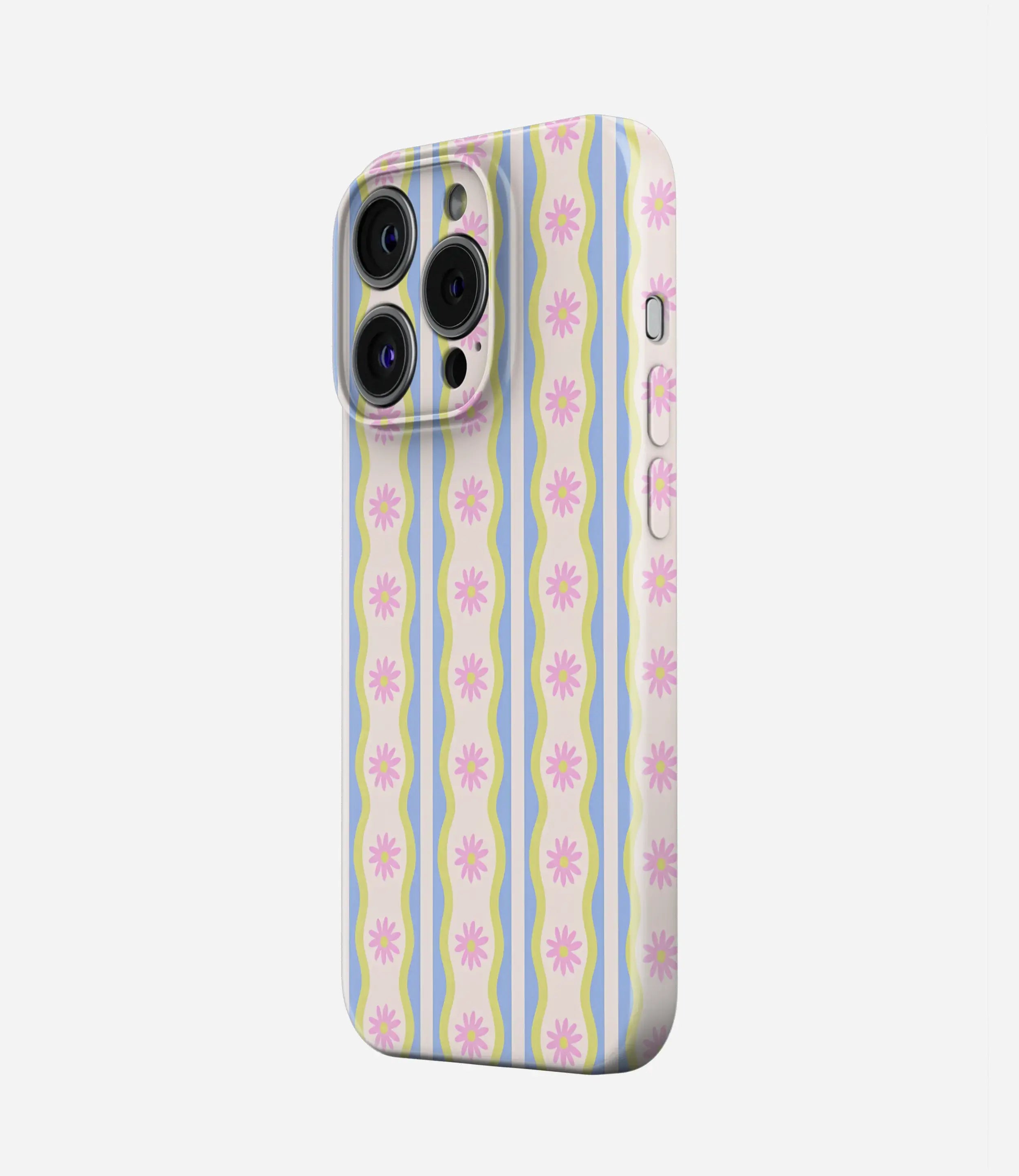 Daisy Waves Glossy Hard Case