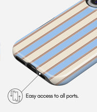 Load image into Gallery viewer, Sailor Cream Stripes Glossy Armoured Case
