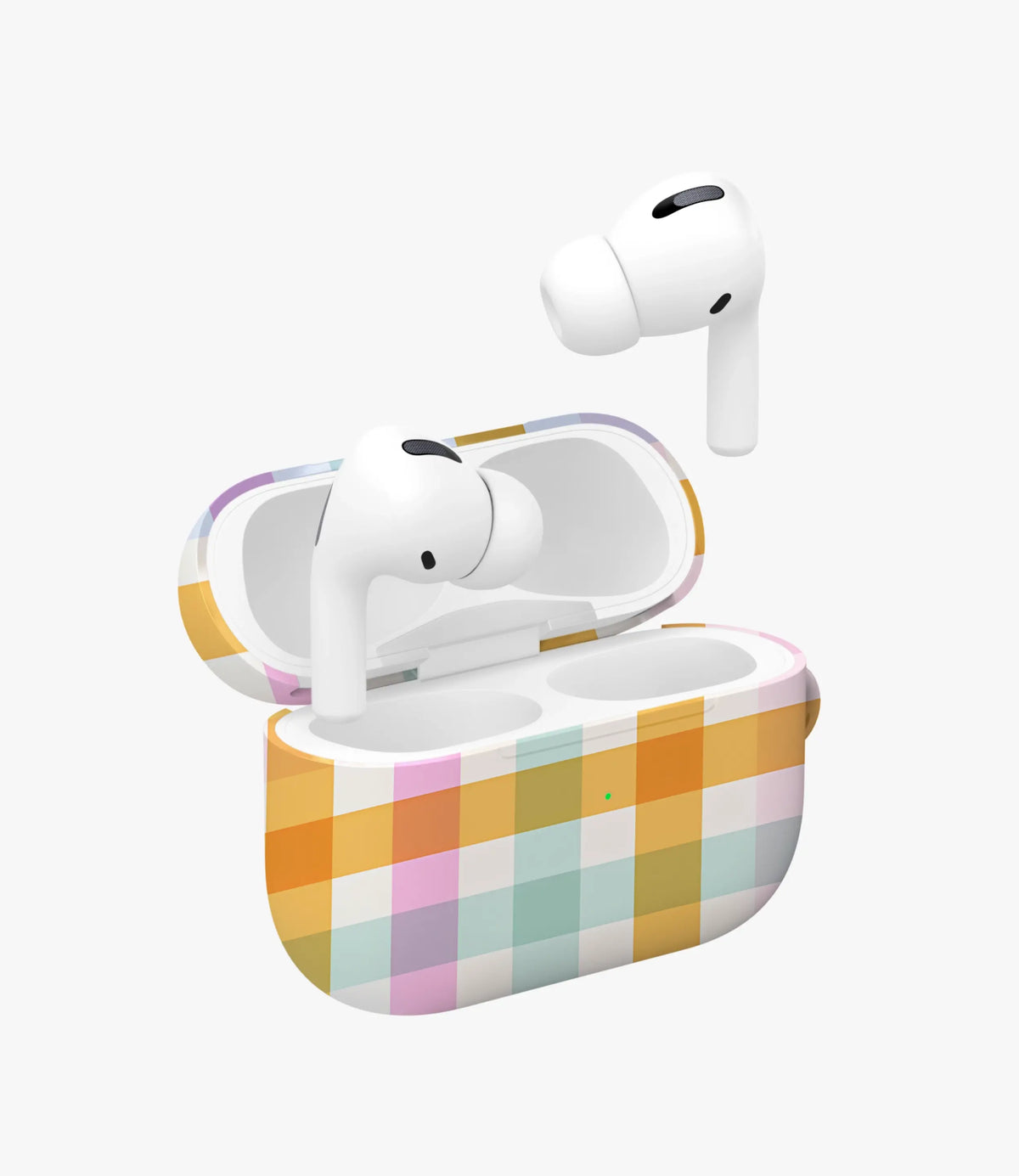Candy Gingham Glossy Airpod Case