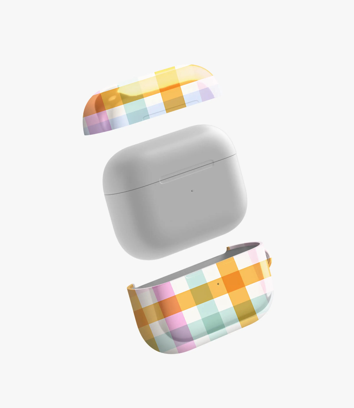 Candy Gingham Glossy Airpod Case