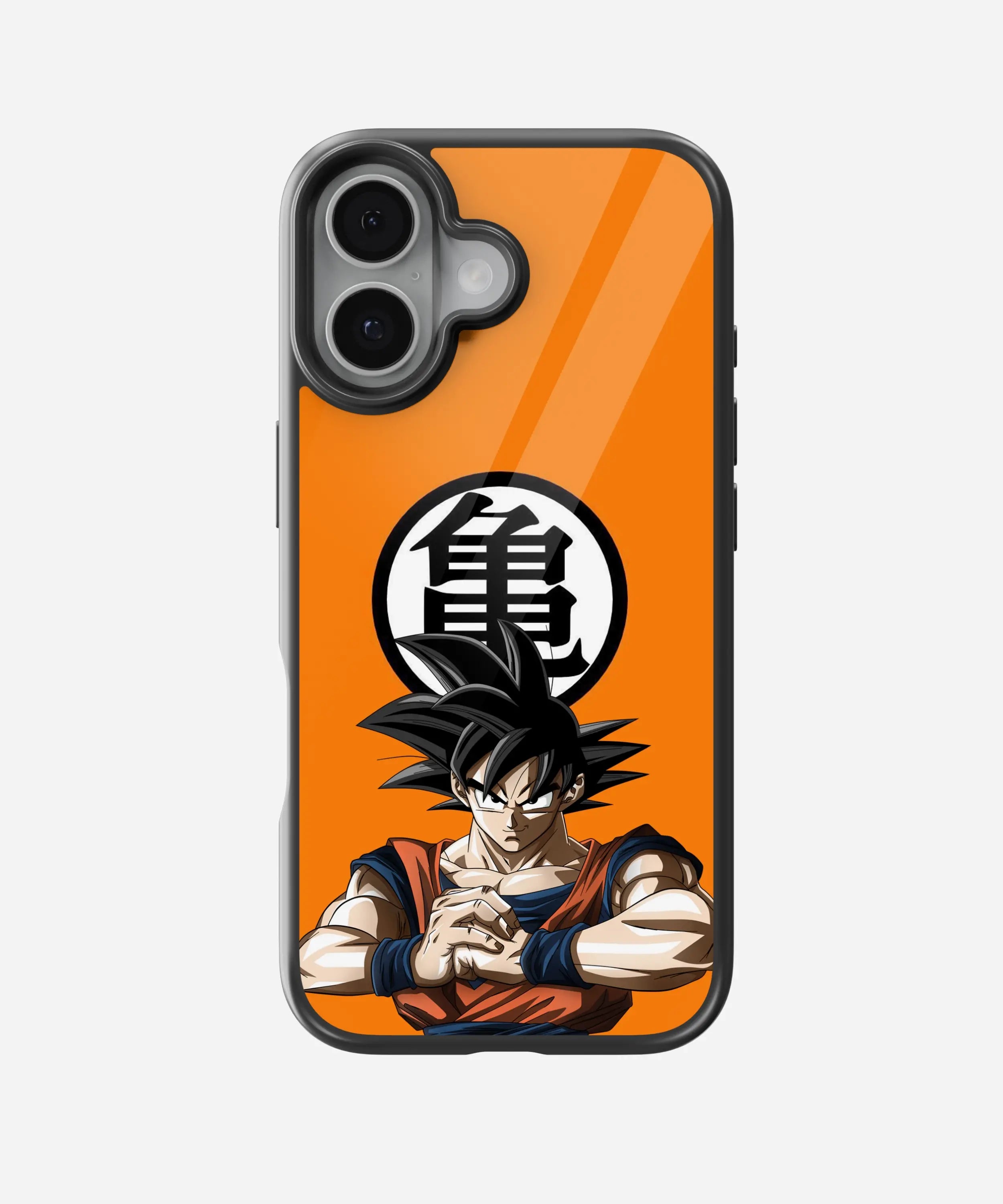 Orange Goku Glass Phone Case