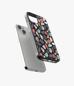 Tropical Seashell Glass Case