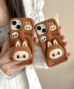 Brown Bunny Soft Silicone Phone Case