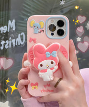 Load image into Gallery viewer, Adorable Pink Bunny Soft Silicone Phone Case
