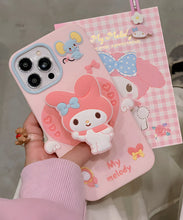 Load image into Gallery viewer, Adorable Pink Bunny Soft Silicone Phone Case
