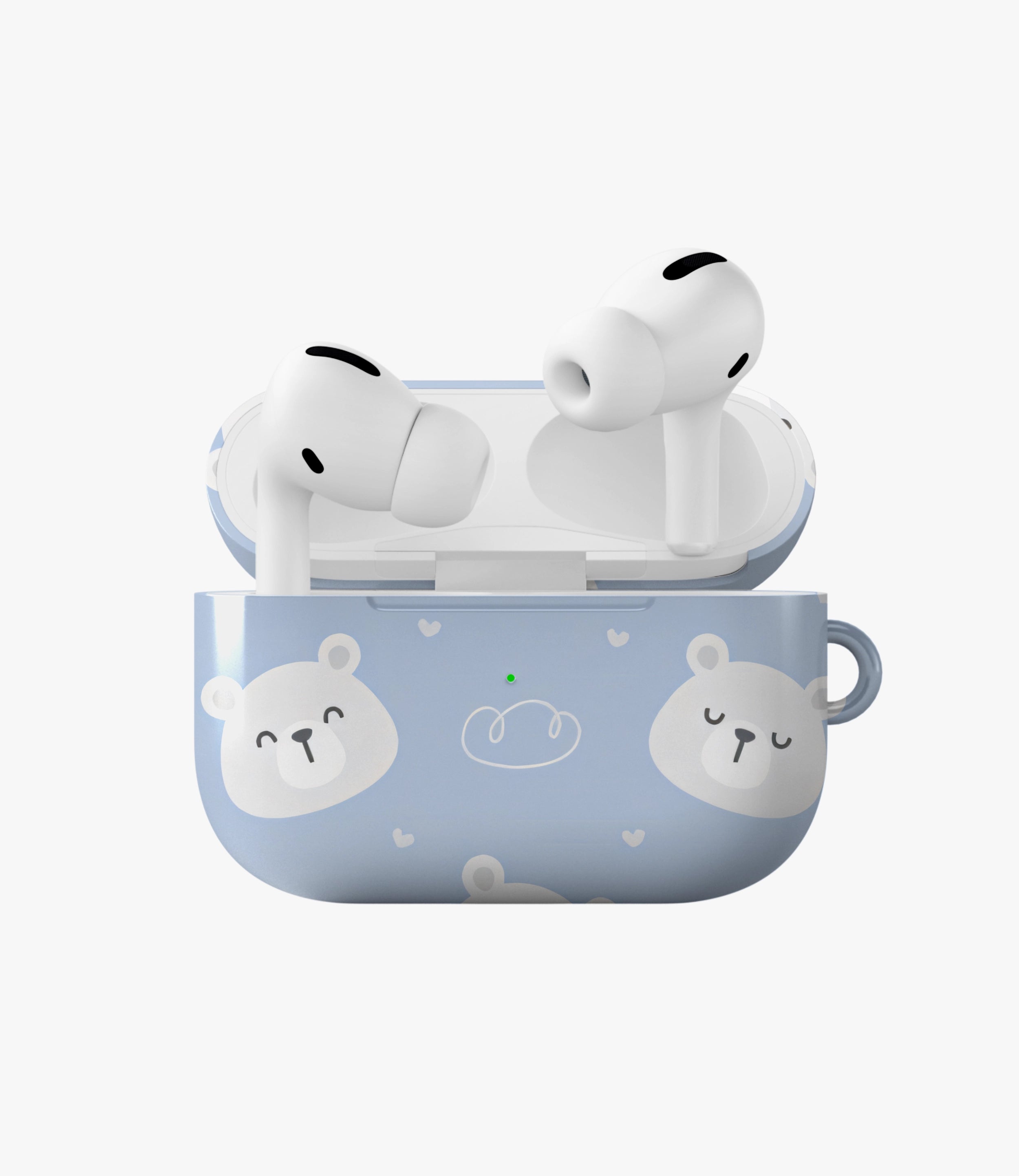 Cloudy Bear Glossy Airpod Case