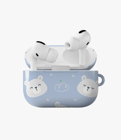 Cloudy Bear Glossy Airpod Case