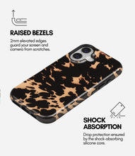 Load image into Gallery viewer, Amber Tortoiseshell Glossy Armoured Case
