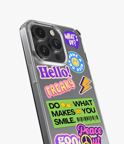Peace Out Stride Silicone Phone Case